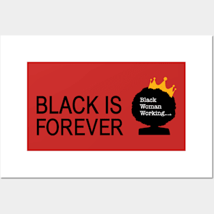 Black is Forever Posters and Art